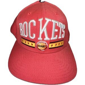 Houston Rockets‎ Adidas Hat Cap SnapBack NBA Retro Logo 2015 Basketball One Size